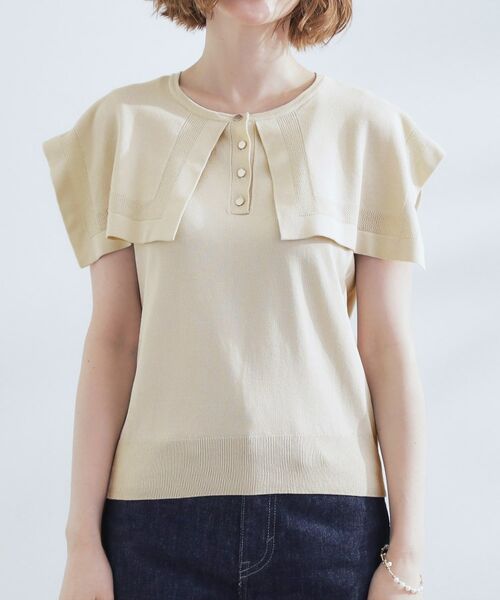 grove / グローブ ニット・セーター | 【ひんやり/UVカット】大人の可愛さ　セーラーカラーニット | 詳細13