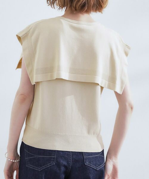 grove / グローブ ニット・セーター | 【ひんやり/UVカット】大人の可愛さ　セーラーカラーニット | 詳細15