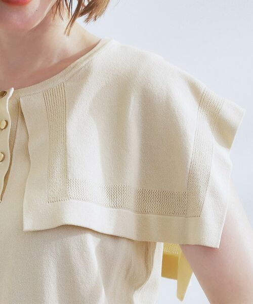 grove / グローブ ニット・セーター | 【ひんやり/UVカット】大人の可愛さ　セーラーカラーニット | 詳細17