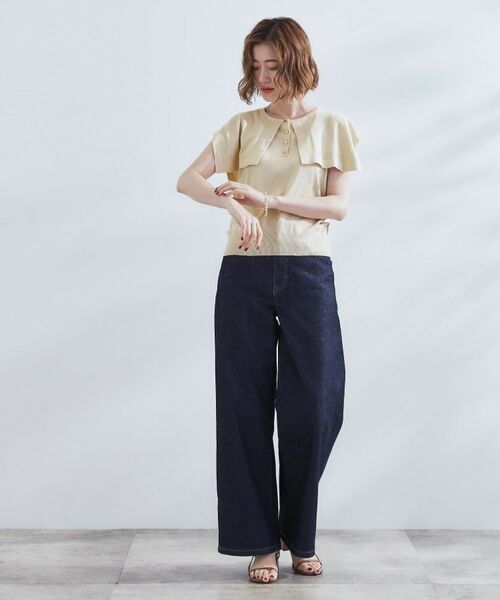 grove / グローブ ニット・セーター | 【ひんやり/UVカット】大人の可愛さ　セーラーカラーニット | 詳細3