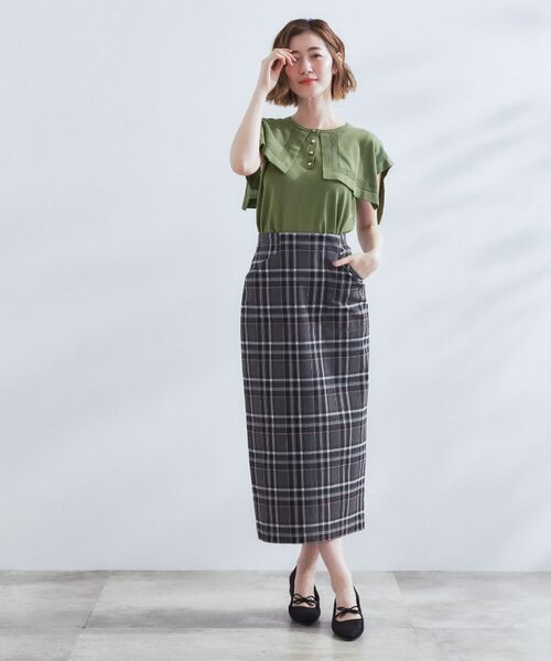 grove / グローブ ニット・セーター | 【ひんやり/UVカット】大人の可愛さ　セーラーカラーニット | 詳細6