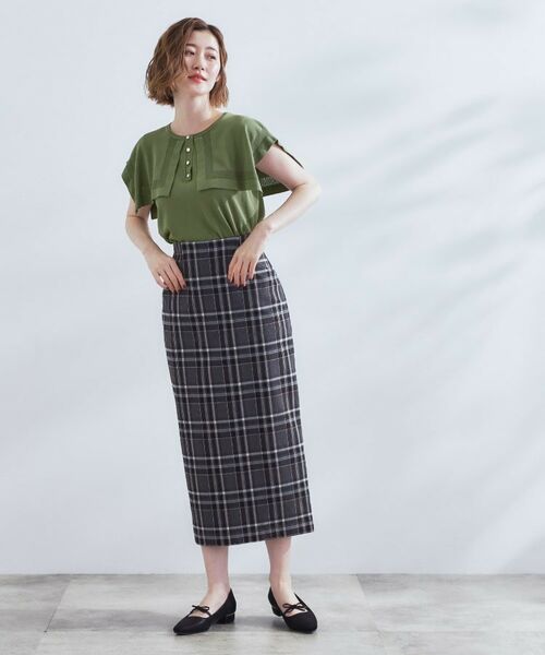 grove / グローブ ニット・セーター | 【ひんやり/UVカット】大人の可愛さ　セーラーカラーニット | 詳細7