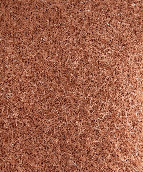 grove / グローブ ニット・セーター | 夏の余韻と秋の気配をつなぐ ラメフェザーニットベスト | 詳細8