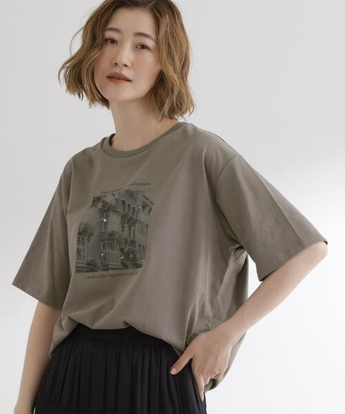 grove / グローブ Tシャツ | 夏に映える　大人のクロップドTシャツ | 詳細5