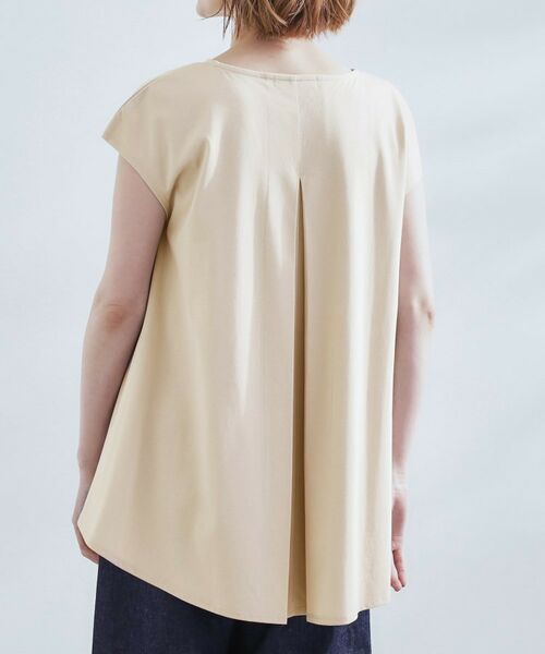 grove / グローブ カットソー | すっきり見え ペプラムフレンチスリーブカットソー | 詳細15