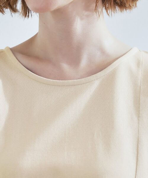 grove / グローブ カットソー | すっきり見え ペプラムフレンチスリーブカットソー | 詳細16