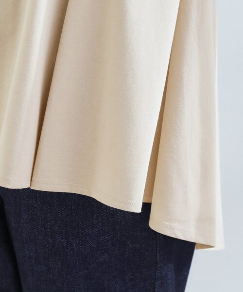 grove / グローブ カットソー | すっきり見え ペプラムフレンチスリーブカットソー | 詳細18