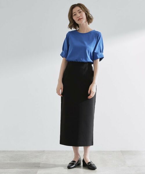 grove / グローブ カットソー | きちんと感と女性らしさ、二の腕カバーが一枚で叶う　袖口パール調ボタンプルオーバー | 詳細10