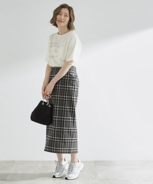 grove / グローブ Tシャツ | ラフだけどおしゃれ チュールレイヤードTシャツ | 詳細3