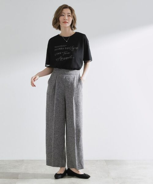 grove / グローブ Tシャツ | ラフだけどおしゃれ チュールレイヤードTシャツ | 詳細6