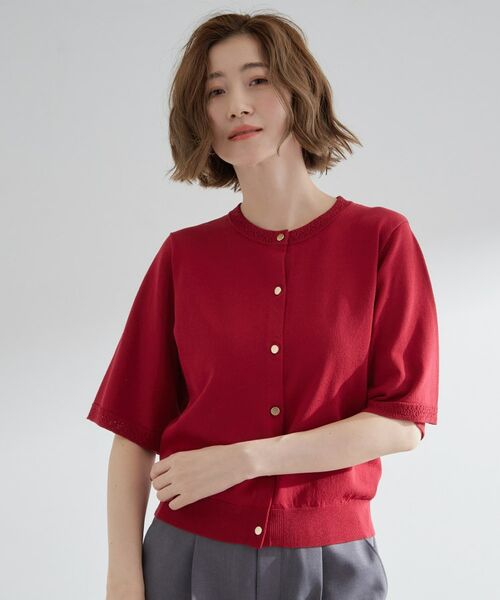 grove / グローブ カーディガン・ボレロ | さらりと心地よい　大人のサマーニットカーディガン | 詳細13