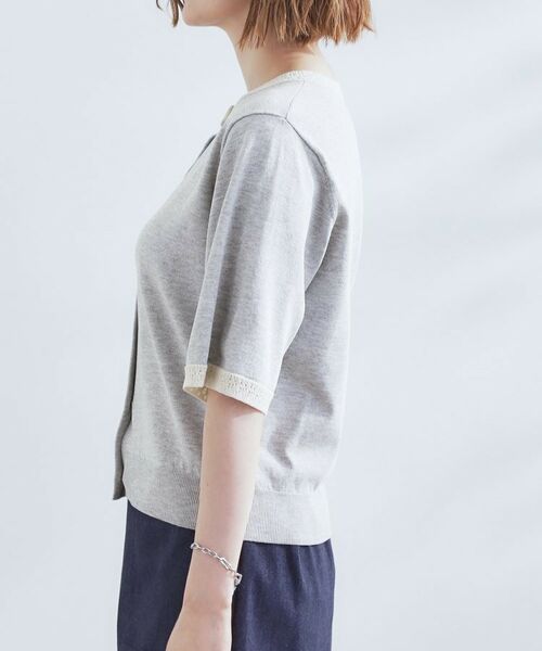 grove / グローブ カーディガン・ボレロ | さらりと心地よい　大人のサマーニットカーディガン | 詳細18