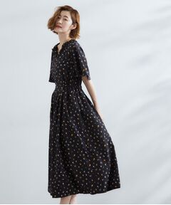 grove / グローブ ロング・マキシ丈ワンピース | 【晴れの日も雨の日も】撥水エアリーフレアスリーブワンピース