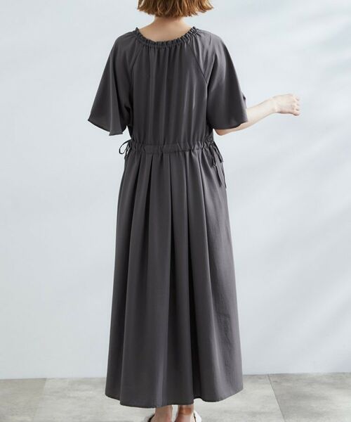 grove / グローブ ロング・マキシ丈ワンピース | 【晴れの日も雨の日も】撥水エアリーフレアスリーブワンピース | 詳細15