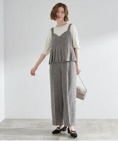 【2XL】美品✨KANSAI セットアップ ストライプ グレー SPIRALGIRL セットアップ サイドカッティングストライプ