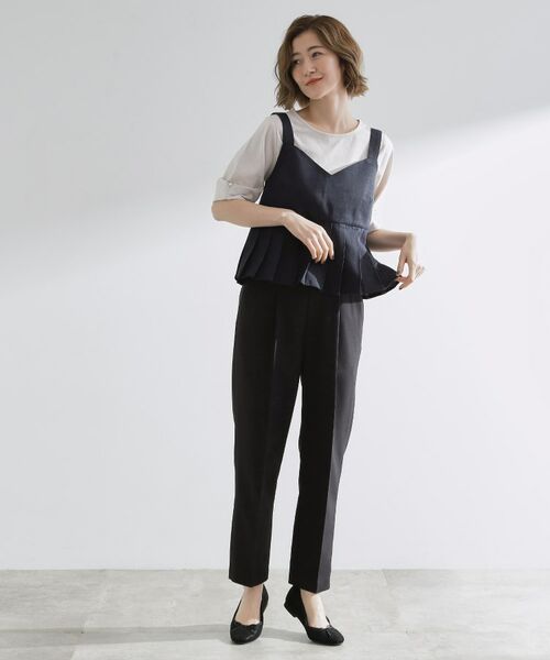 grove / グローブ セットアップ | 【2点SET/体型カバー】夏から秋まで着まわせる!プリーツビスチェセットアップ | 詳細20