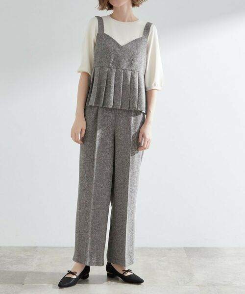 grove / グローブ セットアップ | 【2点SET/体型カバー】夏から秋まで着まわせる!プリーツビスチェセットアップ | 詳細24