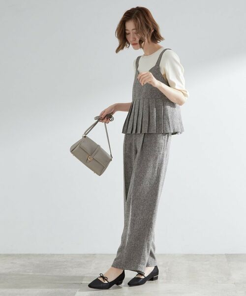 grove / グローブ セットアップ | 【2点SET/体型カバー】夏から秋まで着まわせる!プリーツビスチェセットアップ | 詳細3