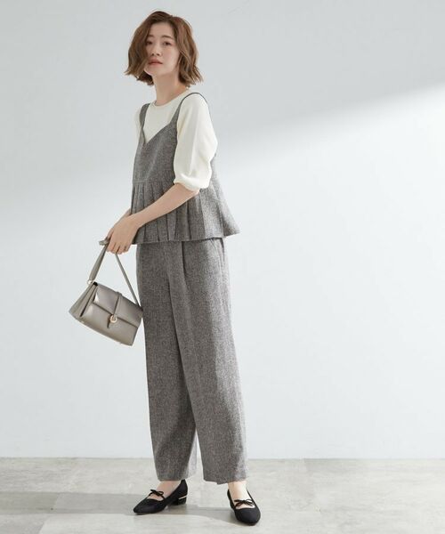 grove / グローブ セットアップ | 【2点SET/体型カバー】夏から秋まで着まわせる!プリーツビスチェセットアップ | 詳細4