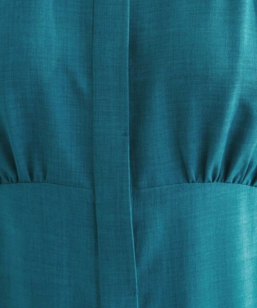 grove / グローブ ロング・マキシ丈ワンピース | ウエスト高見えでスタイルアップ 上品スタンドカラーシャツワンピース | 詳細12