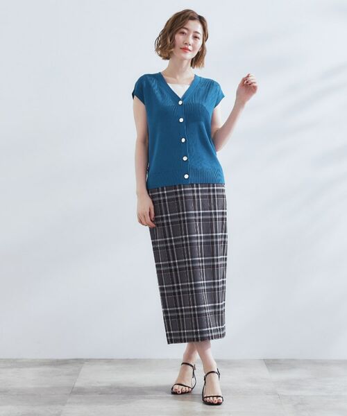 grove / グローブ セットアップ | 【2点SET】可愛く着まわせる！便利なニットベスト＆スカートセット | 詳細12