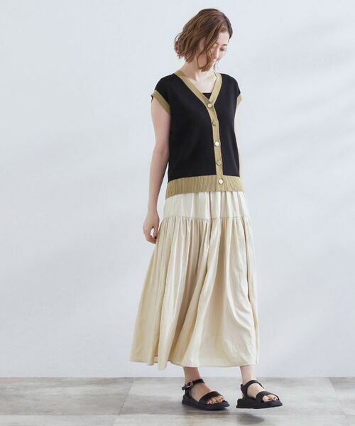 grove / グローブ セットアップ | 【2点SET】可愛く着まわせる！便利なニットベスト＆スカートセット | 詳細16