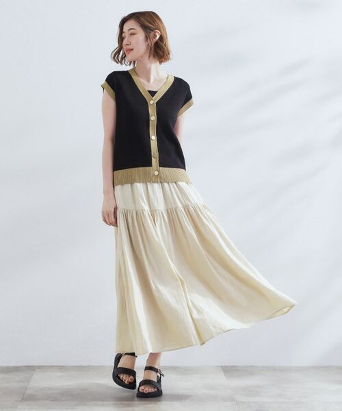 grove / グローブ セットアップ | 【2点SET】可愛く着まわせる！便利なニットベスト＆スカートセット | 詳細17
