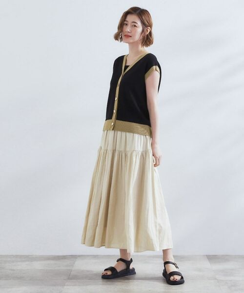 grove / グローブ セットアップ | 【2点SET】可愛く着まわせる！便利なニットベスト＆スカートセット | 詳細18