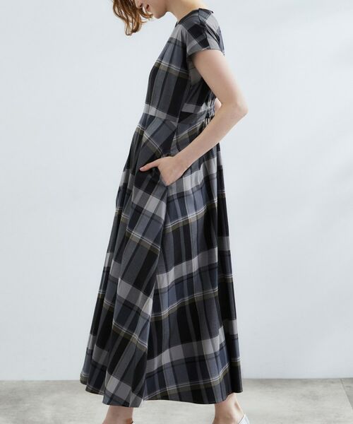 grove / グローブ ロング・マキシ丈ワンピース | 秋を先取り!ビッグチェック フィット&フレアワンピース | 詳細10
