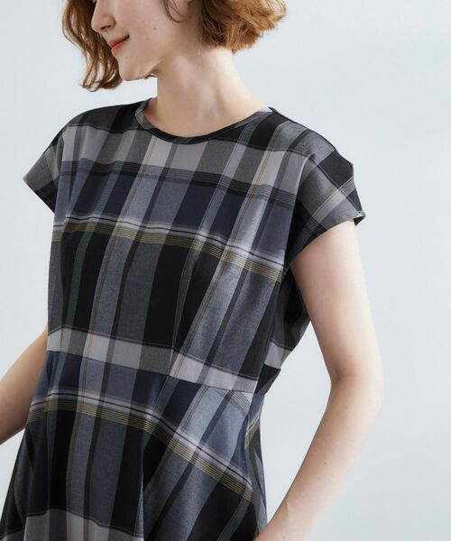 grove / グローブ ロング・マキシ丈ワンピース | 秋を先取り!ビッグチェック フィット&フレアワンピース | 詳細14