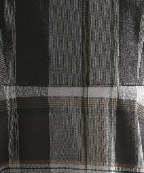 grove / グローブ ロング・マキシ丈ワンピース | 秋を先取り!ビッグチェック フィット&フレアワンピース | 詳細8