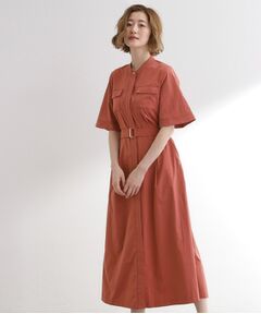 grove / グローブ ロング・マキシ丈ワンピース | 軽やかに決まる　ワークシャツワンピース