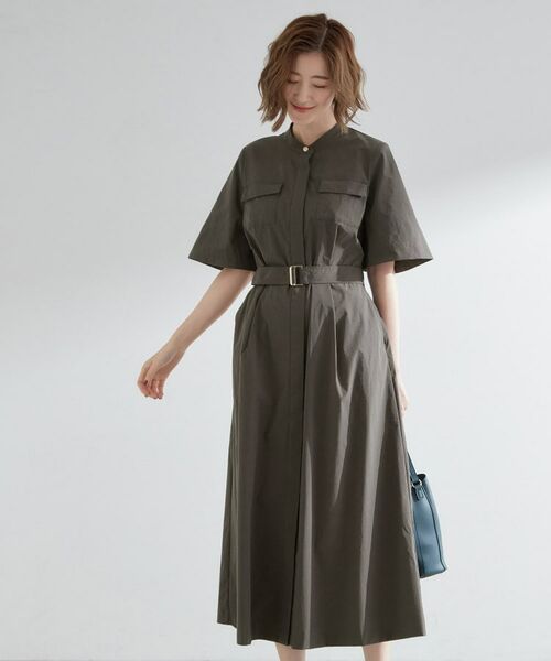 grove / グローブ ロング・マキシ丈ワンピース | 軽やかに決まる　ワークシャツワンピース | 詳細1