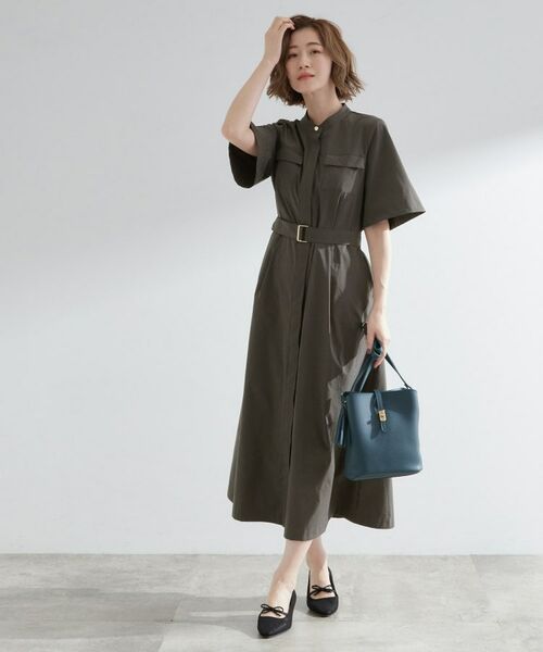grove / グローブ ロング・マキシ丈ワンピース | 軽やかに決まる　ワークシャツワンピース | 詳細3