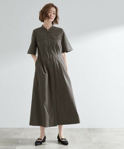 grove / グローブ ロング・マキシ丈ワンピース | 軽やかに決まる　ワークシャツワンピース | 詳細4