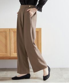 grove / グローブ ショート・ハーフ・半端丈パンツ | 【洗える/美脚ラインキープ】ワイドパンツ