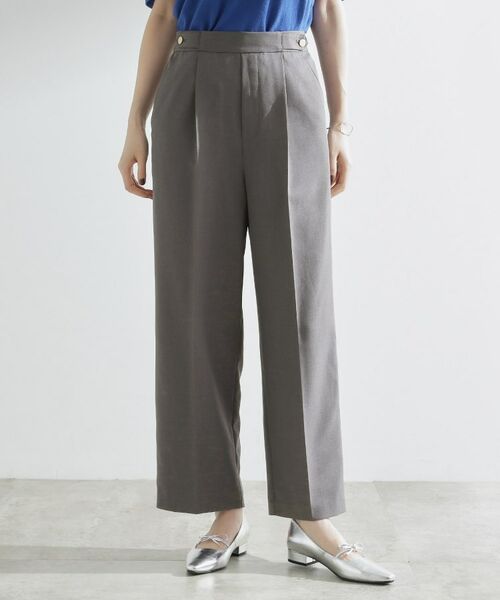 grove / グローブ ショート・ハーフ・半端丈パンツ | 【洗える/美脚ラインキープ】ワイドパンツ | 詳細17