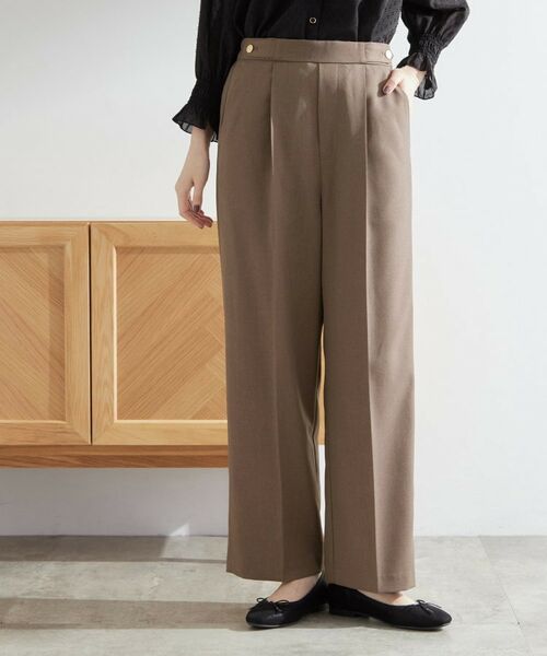 grove / グローブ ショート・ハーフ・半端丈パンツ | 【洗える/美脚ラインキープ】ワイドパンツ | 詳細9