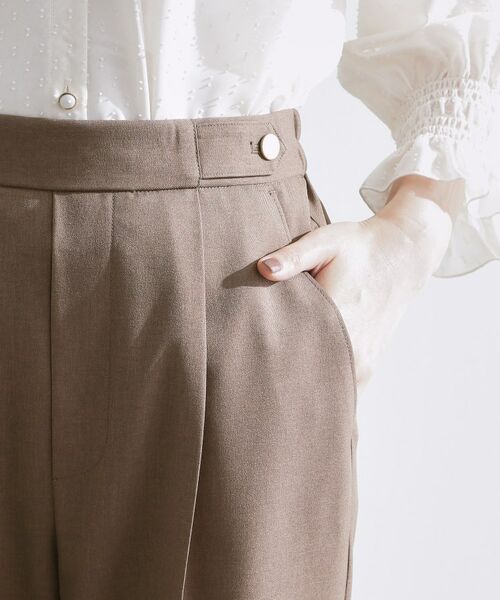 grove / グローブ ショート・ハーフ・半端丈パンツ | 【洗える/美脚ラインキープ】テーパードパンツ | 詳細21