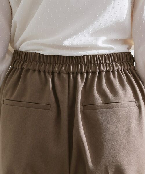 grove / グローブ ショート・ハーフ・半端丈パンツ | 【洗える/美脚ラインキープ】テーパードパンツ | 詳細22