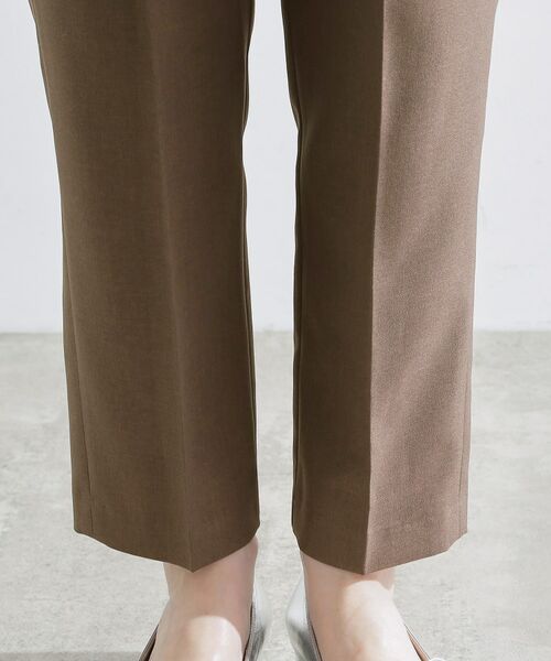 grove / グローブ ショート・ハーフ・半端丈パンツ | 【洗える/美脚ラインキープ】テーパードパンツ | 詳細23