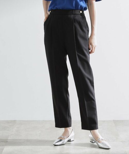 grove / グローブ ショート・ハーフ・半端丈パンツ | 【洗える/美脚ラインキープ】テーパードパンツ | 詳細5