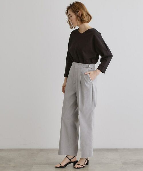 grove / グローブ パンツ | 【接触冷感】ハイパーストレッチワイドパンツ | 詳細11