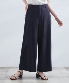 grove / グローブ ショート・ハーフ・半端丈パンツ | 【接触冷感】見た目はきちんと、着心地はらくちん クロップドベイカーパンツ