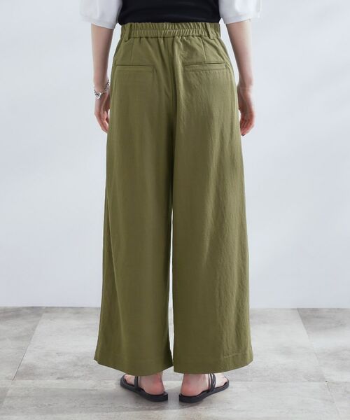 grove / グローブ ショート・ハーフ・半端丈パンツ | 【接触冷感】見た目はきちんと、着心地はらくちん クロップドベイカーパンツ | 詳細15