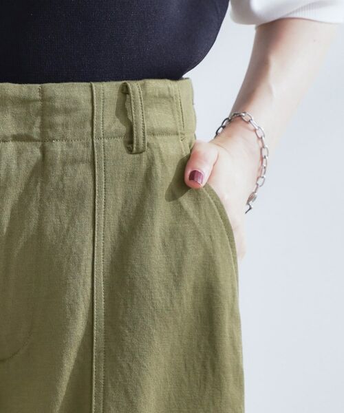 grove / グローブ ショート・ハーフ・半端丈パンツ | 【接触冷感】見た目はきちんと、着心地はらくちん クロップドベイカーパンツ | 詳細17