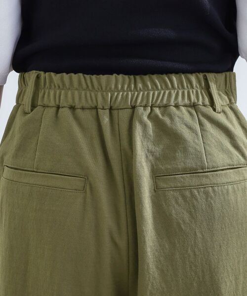 grove / グローブ ショート・ハーフ・半端丈パンツ | 【接触冷感】見た目はきちんと、着心地はらくちん クロップドベイカーパンツ | 詳細18