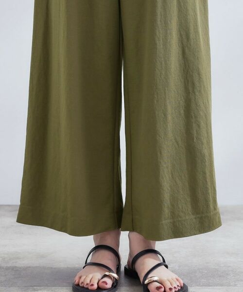 grove / グローブ ショート・ハーフ・半端丈パンツ | 【接触冷感】見た目はきちんと、着心地はらくちん クロップドベイカーパンツ | 詳細20