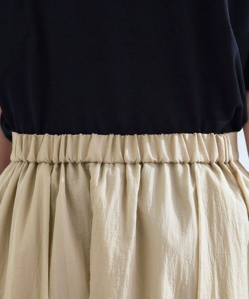 grove / グローブ ロング・マキシ丈スカート | 透け感がムードある 大人のタックギャザースカート | 詳細17