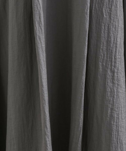 grove / グローブ ロング・マキシ丈スカート | 透け感がムードある 大人のタックギャザースカート | 詳細4